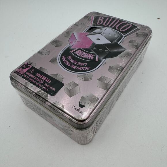 Bunco Deluxe Dice Game Tin Box NIB - Picture 4 of 4